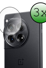 BASEY. Screenprotector Geschikt voor OnePlus 12R Camera Screenprotector Tempered Glass Beschermglas Camera - Screenprotector Geschikt voor OnePlus 12R Camera Screen Protector - 3 Stuks