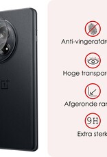 NoXx Screenprotector Geschikt voor OnePlus 12 Camera Screenprotector Gehard Glas - Screenprotector Geschikt voor OnePlus 12 Screenprotector Camera Tempered Glass - 3x