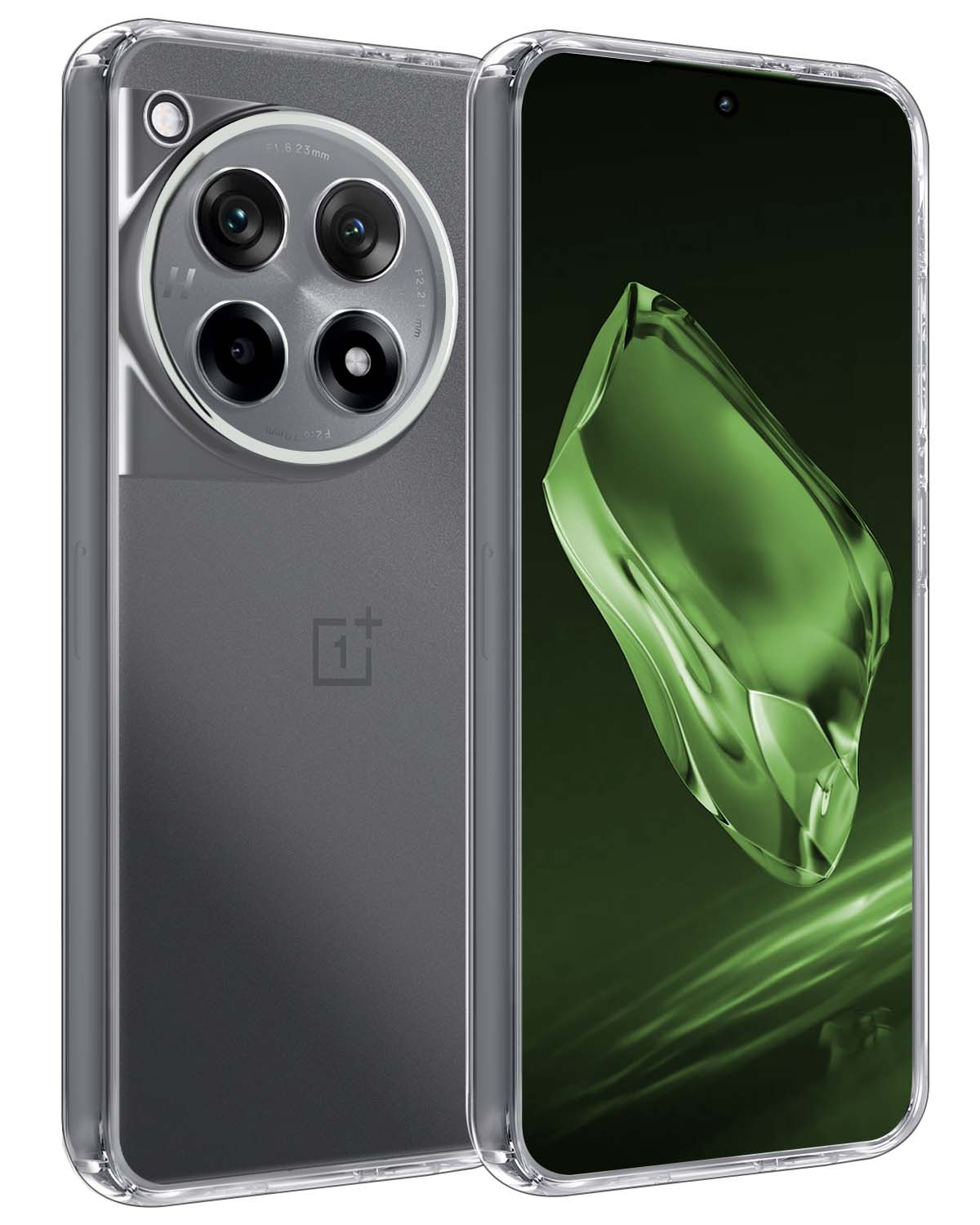 BASEY. Hoes Geschikt voor OnePlus 12R Hoesje Siliconen Back Cover Case - Hoesje Geschikt voor OnePlus 12R Hoes Cover Hoesje - Transparant
