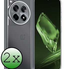 BASEY. BASEY. OnePlus 12R Hoesje Siliconen - Transparant - 2 PACK