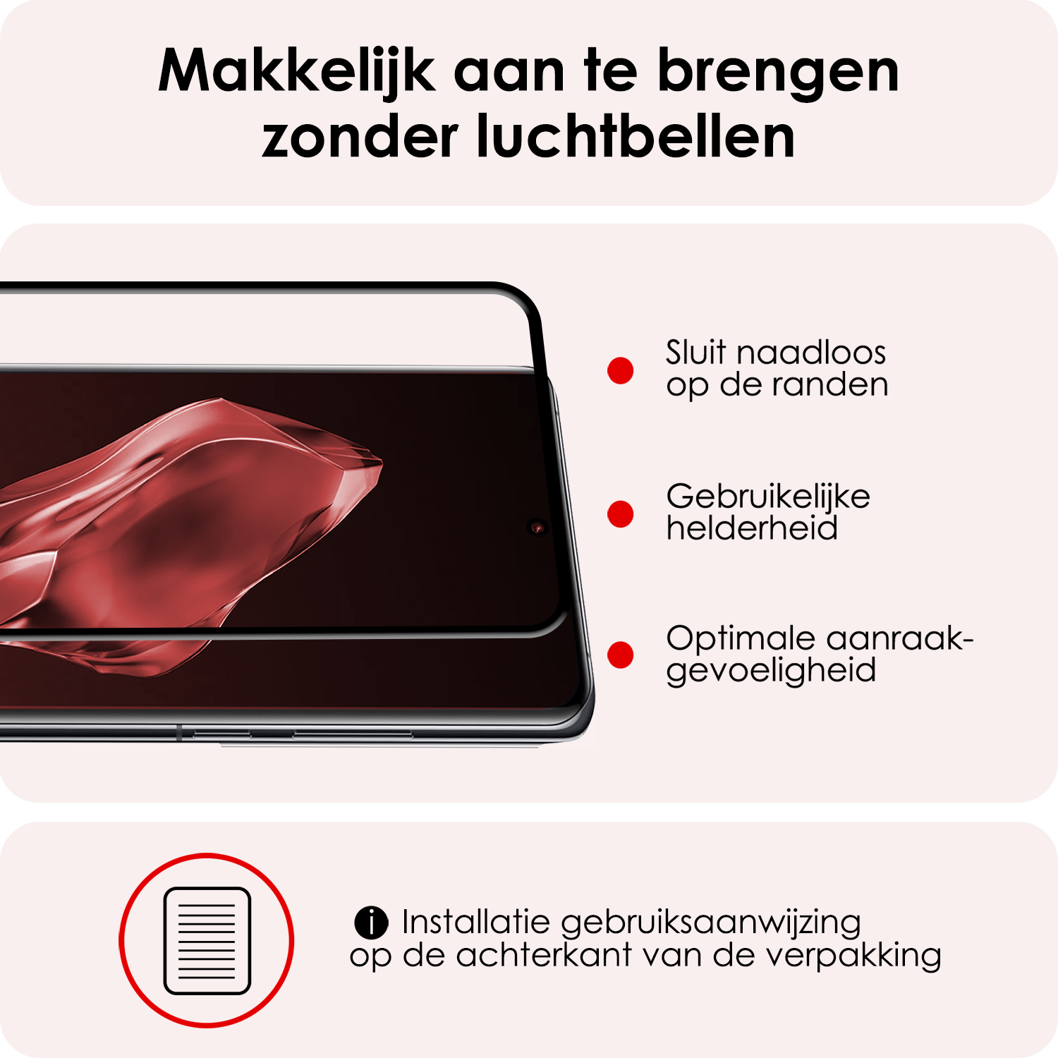 NoXx Hoes Geschikt voor OnePlus 12 Hoesje Cover Siliconen Back Case Hoes Met Screenprotector - Transparant