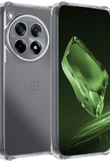 BASEY. Hoes Geschikt voor OnePlus 12R Hoesje Shock Proof Case Hoes Siliconen - Hoesje Geschikt voor OnePlus 12R Hoes Cover Shockproof - Transparant