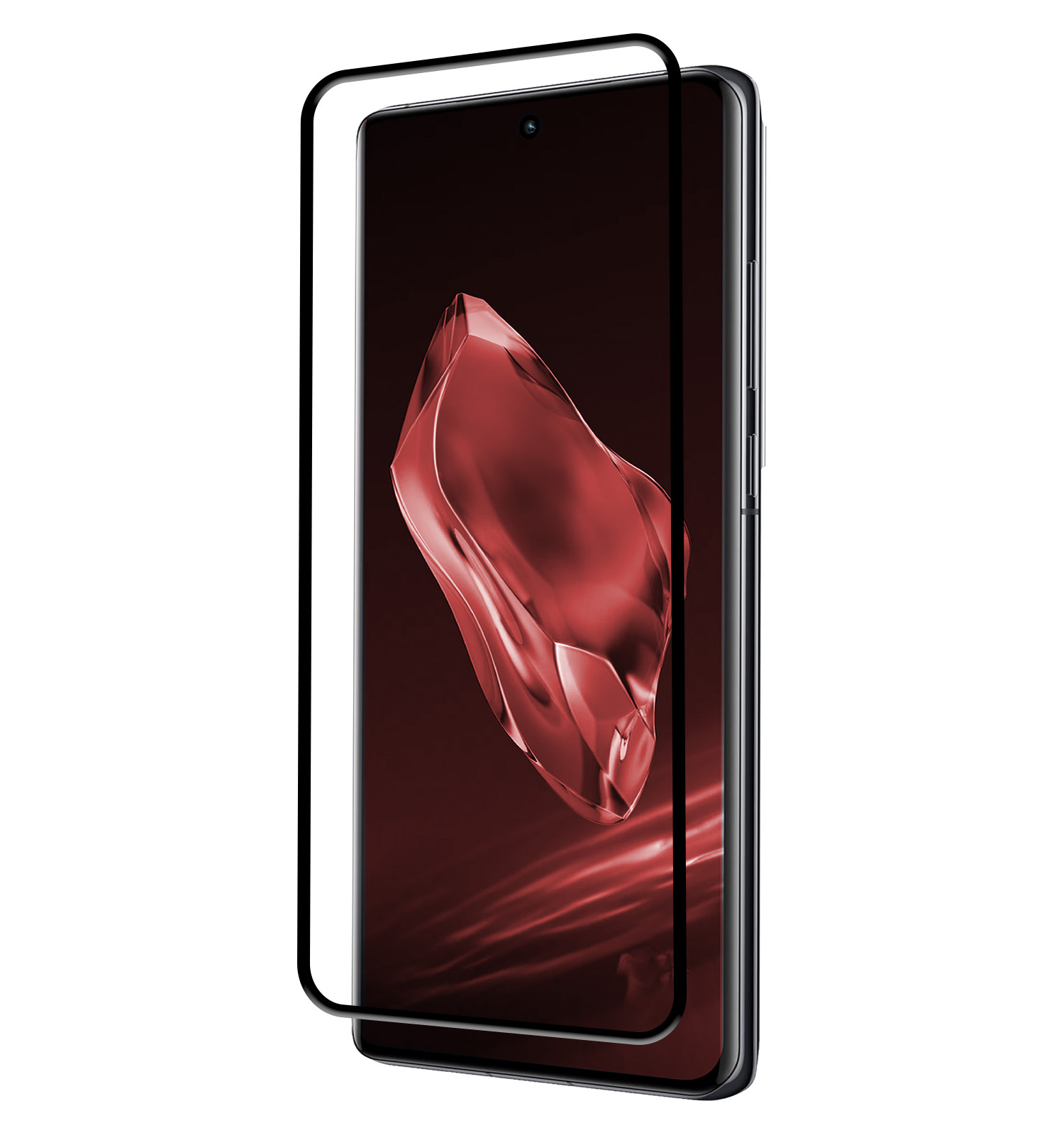 NoXx Screenprotector Geschikt voor OnePlus 12R Screenprotector Tempered Glass Gehard Glas Full Cover