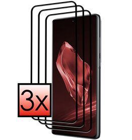 NoXx NoXx OnePlus 12R Screenprotector Full Cover - 3 PACK
