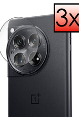 NoXx Screenprotector Geschikt voor OnePlus 12R Camera Screenprotector Gehard Glas - Screenprotector Geschikt voor OnePlus 12R Screenprotector Camera Tempered Glass - 3x