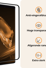 Nomfy Screenprotector Geschikt voor OnePlus 12 Screenprotector Bescherm Glas - Screenprotector Geschikt voor OnePlus 12 Screen Protector Tempered Glass Full Screen Full Cover - 2 PACK