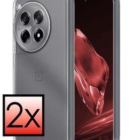 NoXx NoXx OnePlus 12R Hoesje Siliconen - Transparant - 2 PACK