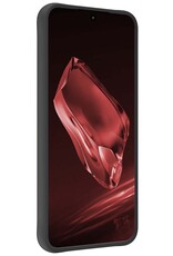 NoXx Hoes Geschikt voor OnePlus 12R Hoesje Cover Siliconen Back Case Hoes - Zwart - 2x