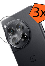Nomfy Screenprotector Geschikt voor OnePlus 12 Camera Screen Protector Beschermglas - Screenprotector Geschikt voor OnePlus 12 Camera Screenprotector Tempered Glass - 3 PACK