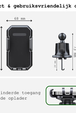 BASEY. Telefoonhouders Auto Ventilatie Rooster Auto Accessoires - Auto Telefoonhouder Universeel Verstelbaar Autohouder - Zwart