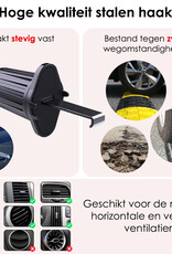 NoXx Telefoonhouders Auto Ventilatie Rooster Verstelbaar Universeel Auto Telefoonhouder Auto Accessoires - Zwart