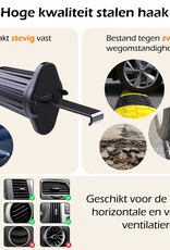 Nomfy Telefoonhouders Auto Draaibaar Universeel GSM Houder Auto Accessoires - Verstelbare Auto Telefoonhouder - Zwart