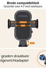 Nomfy Telefoonhouders Auto Draaibaar Universeel GSM Houder Auto Accessoires - Verstelbare Auto Telefoonhouder - Zwart