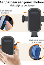 Nomfy Telefoonhouders Auto Draaibaar Universeel GSM Houder Auto Accessoires - Verstelbare Auto Telefoonhouder - Zwart