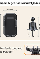 Nomfy Telefoonhouders Auto Draaibaar Universeel GSM Houder Auto Accessoires - Verstelbare Auto Telefoonhouder - Zwart