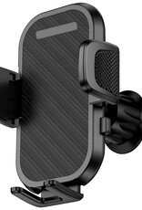 Nomfy Telefoonhouders Auto Draaibaar Universeel GSM Houder Auto Accessoires - Verstelbare Auto Telefoonhouder - Zwart