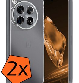Nomfy Nomfy OnePlus 12 Hoesje Siliconen - Transparant - 2 PACK