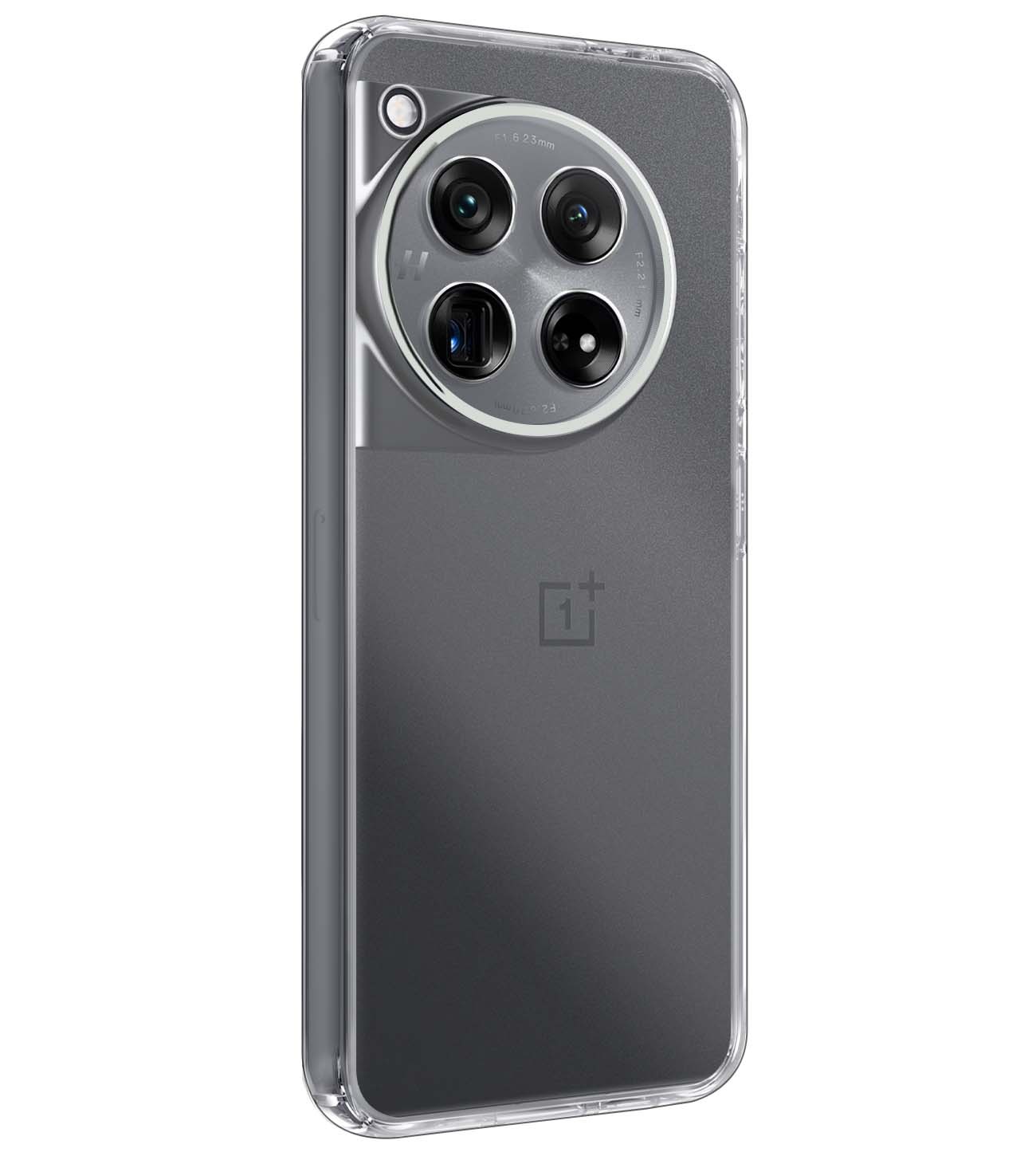 Nomfy Hoesje Geschikt voor OnePlus 12 Hoesje Siliconen Cover Case Met Screenprotector - Hoes Geschikt voor OnePlus 12 Hoes Back Case - Transparant