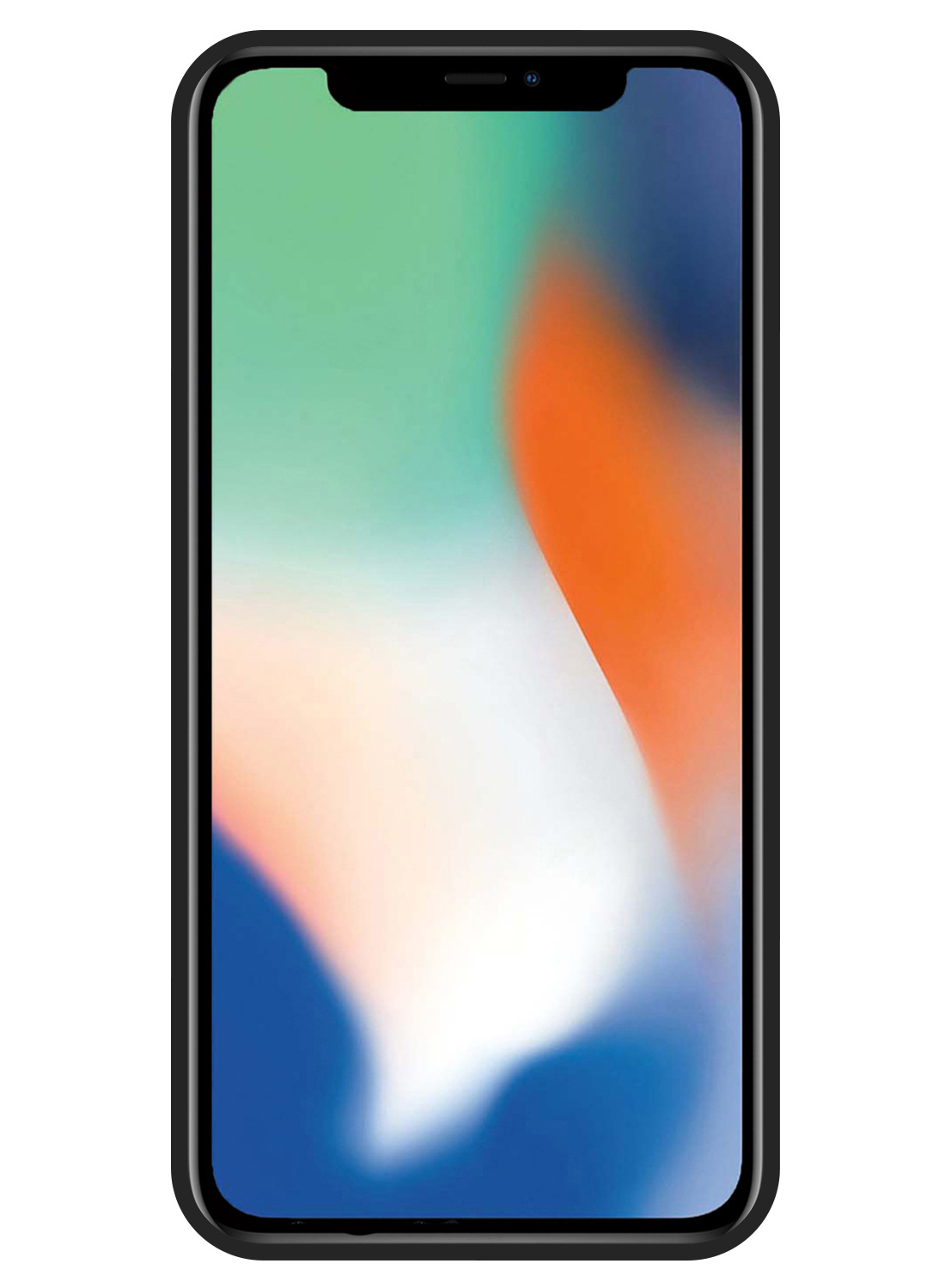 Nomfy Hoesje Geschikt voor iPhone 12 Pro Hoesje Siliconen Cover Case - Hoes Geschikt voor iPhone 12 Pro Hoes Back Case - Zwart