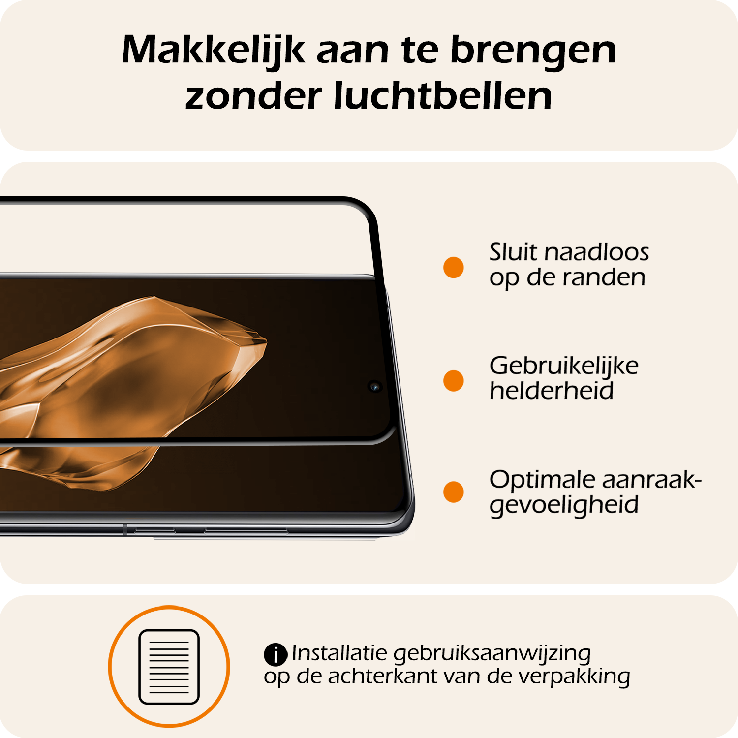 Nomfy Hoesje Geschikt voor OnePlus 12 Hoesje Siliconen Cover Case Met Screenprotector - Hoes Geschikt voor OnePlus 12 Hoes Back Case - Zwart