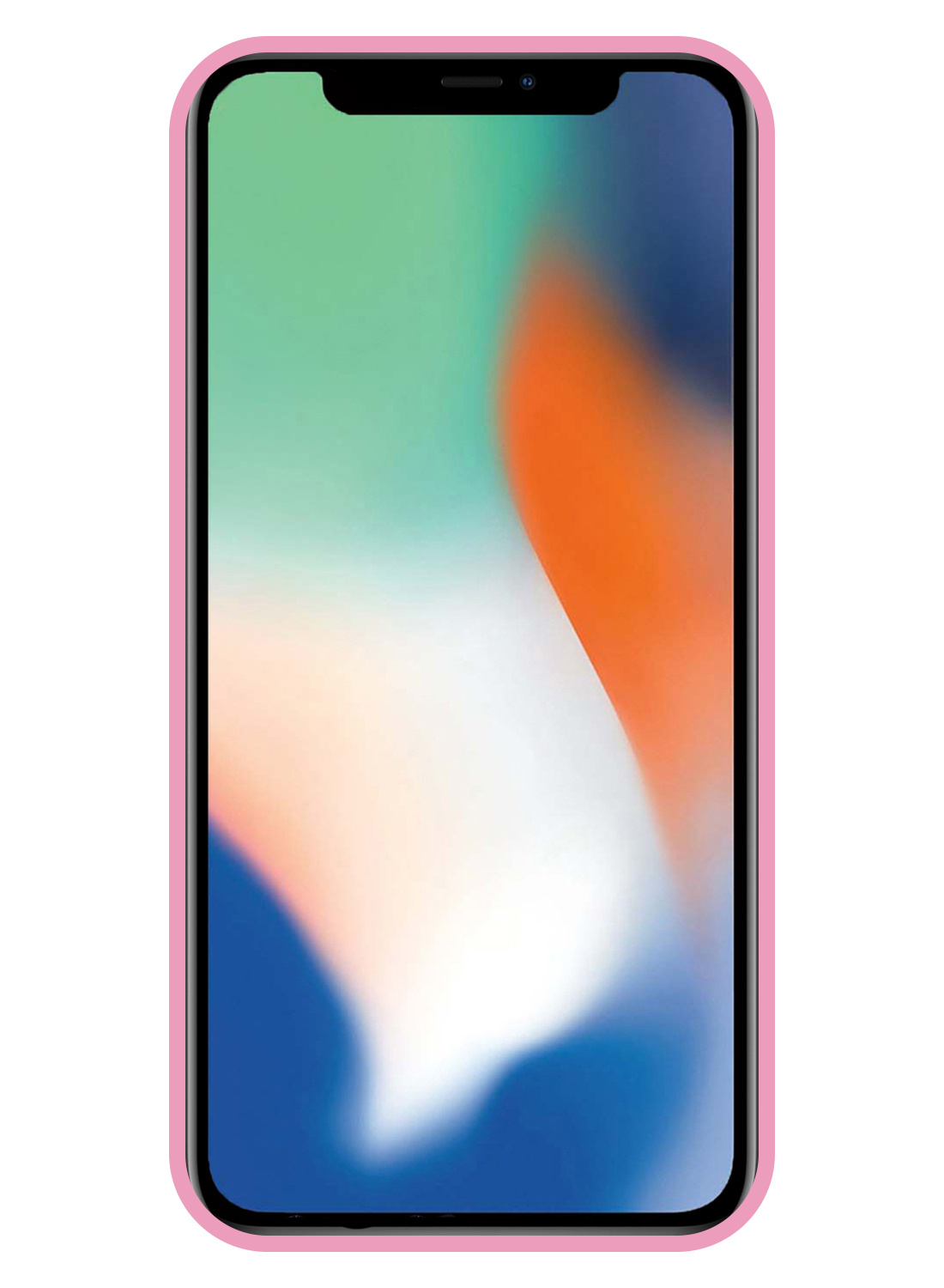 Nomfy Hoesje Geschikt voor iPhone 12 Pro Hoesje Siliconen Cover Case - Hoes Geschikt voor iPhone 12 Pro Hoes Back Case - Lichtroze