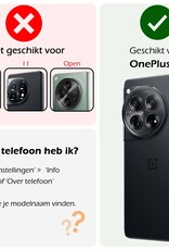 Nomfy Hoesje Geschikt voor OnePlus 12 Hoesje Shock Proof Cover Case Shockproof - Hoes Geschikt voor OnePlus 12 Hoes Siliconen Back Case - Transparant