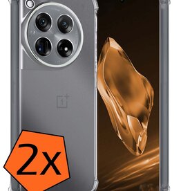 Nomfy Nomfy OnePlus 12 Hoesje Shockproof - Transparant - 2 PACK