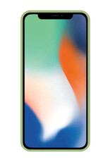Nomfy Hoesje Geschikt voor iPhone 12 Pro Hoesje Siliconen Cover Case - Hoes Geschikt voor iPhone 12 Pro Hoes Back Case - Groen