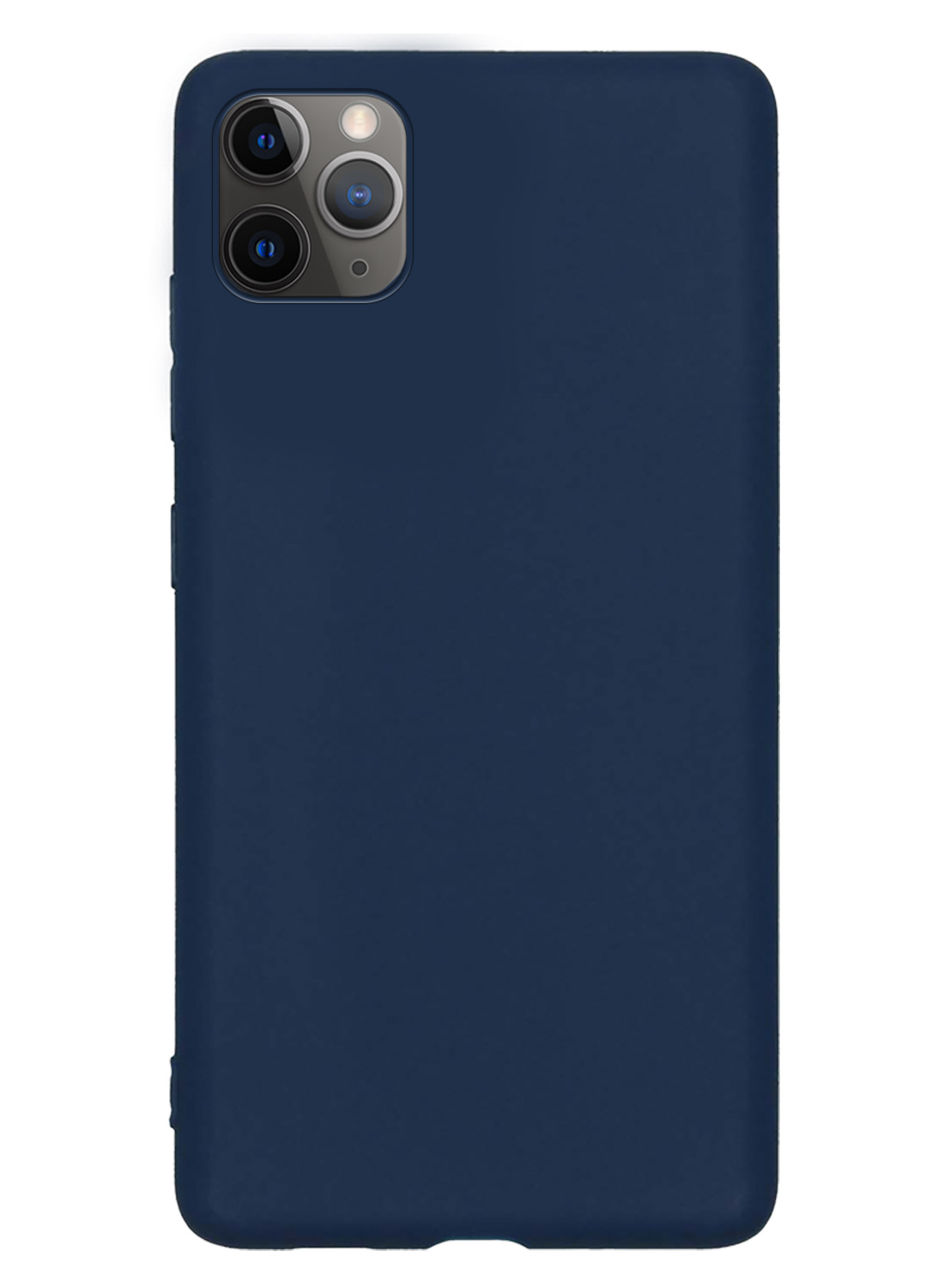 Nomfy Hoesje Geschikt voor iPhone 12 Pro Hoesje Siliconen Cover Case - Hoes Geschikt voor iPhone 12 Pro Hoes Back Case - Donkerblauw