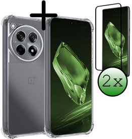 BASEY. BASEY. OnePlus 12R Hoesje Shockproof Met 2x Screenprotector