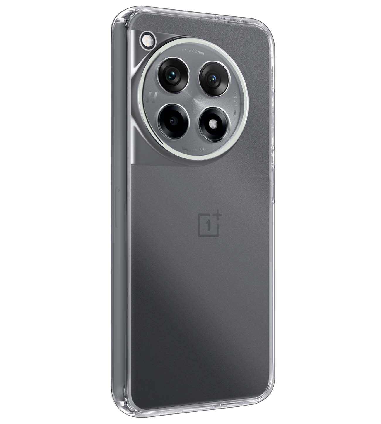 NoXx Hoes Geschikt voor OnePlus 12R Hoesje Cover Siliconen Back Case Hoes Met Screenprotector - Transparant