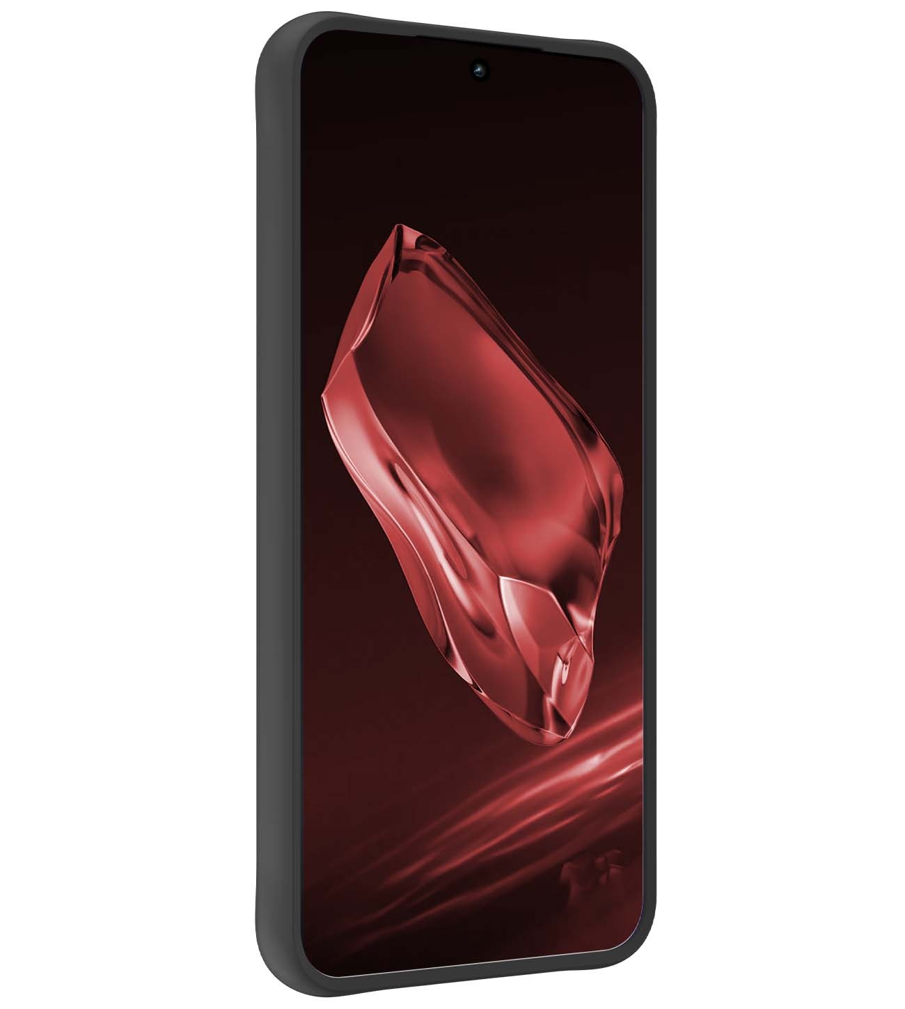 NoXx Hoes Geschikt voor OnePlus 12R Hoesje Cover Siliconen Back Case Hoes Met Screenprotector - Zwart