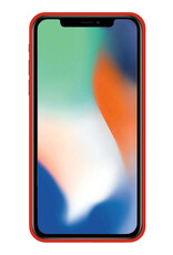 Nomfy Hoesje Geschikt voor iPhone 12 Hoesje Siliconen Cover Case - Hoes Geschikt voor iPhone 12 Hoes Back Case - 2-PACK - Rood
