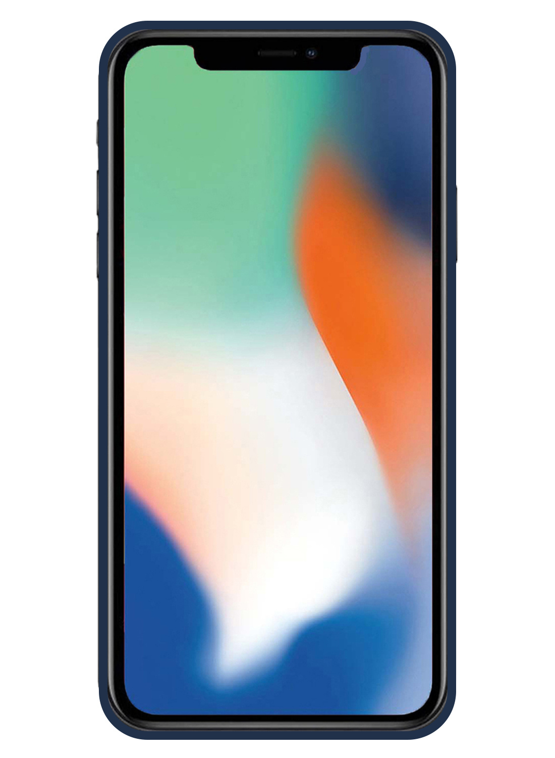 Nomfy Hoesje Geschikt voor iPhone 12 Hoesje Siliconen Cover Case - Hoes Geschikt voor iPhone 12 Hoes Back Case - 2-PACK - Donkerblauw