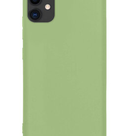 Nomfy Nomfy iPhone 12 Hoesje Siliconen - Groen
