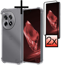 NoXx NoXx OnePlus 12R Hoesje Shockproof Met 2x Screenprotector