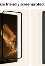 Nomfy Screenprotector Geschikt voor OnePlus 12R Screenprotector Bescherm Glas - Screenprotector Geschikt voor OnePlus 12R Screen Protector Tempered Glass Full Screen Full Cover