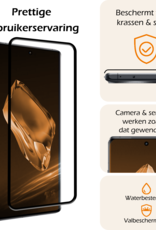 Nomfy Screenprotector Geschikt voor OnePlus 12R Screenprotector Bescherm Glas - Screenprotector Geschikt voor OnePlus 12R Screen Protector Tempered Glass Full Screen Full Cover