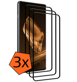 Nomfy Nomfy OnePlus 12R Screenprotector Full Cover - 3 PACK