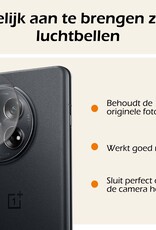 Nomfy Screenprotector Geschikt voor OnePlus 12R Camera Screen Protector Beschermglas - Screenprotector Geschikt voor OnePlus 12R Camera Screenprotector Tempered Glass - 2 PACK
