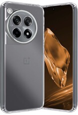 Nomfy Hoesje Geschikt voor OnePlus 12R Hoesje Siliconen Cover Case - Hoes Geschikt voor OnePlus 12R Hoes Back Case - Transparant