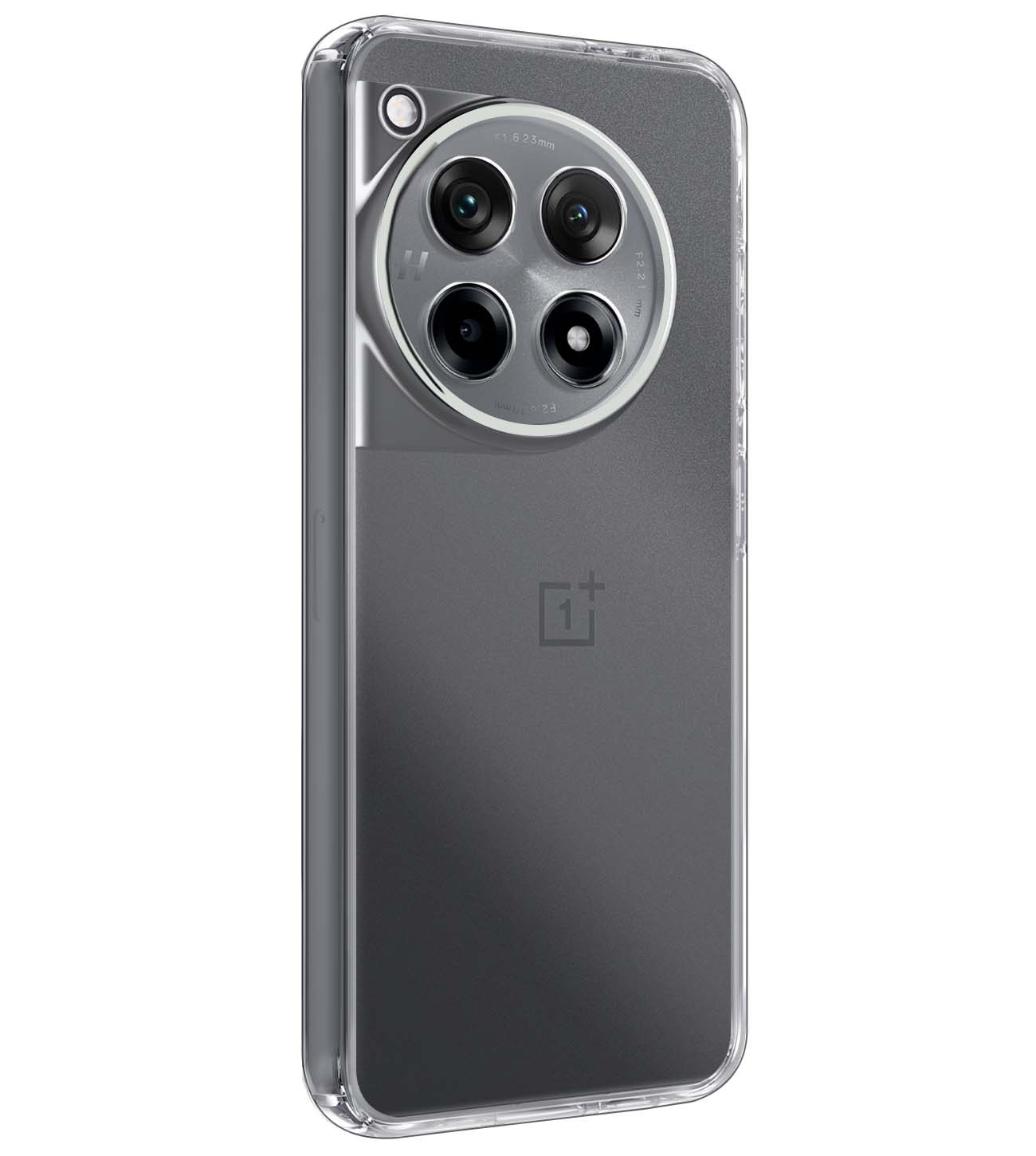 Nomfy Hoesje Geschikt voor OnePlus 12R Hoesje Siliconen Cover Case Met Screenprotector - Hoes Geschikt voor OnePlus 12R Hoes Back Case - Transparant