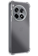 Nomfy Hoesje Geschikt voor OnePlus 12R Hoesje Shock Proof Cover Case Shockproof Met Screenprotector - Hoes Geschikt voor OnePlus 12R Hoes Siliconen Back Case - Transparant