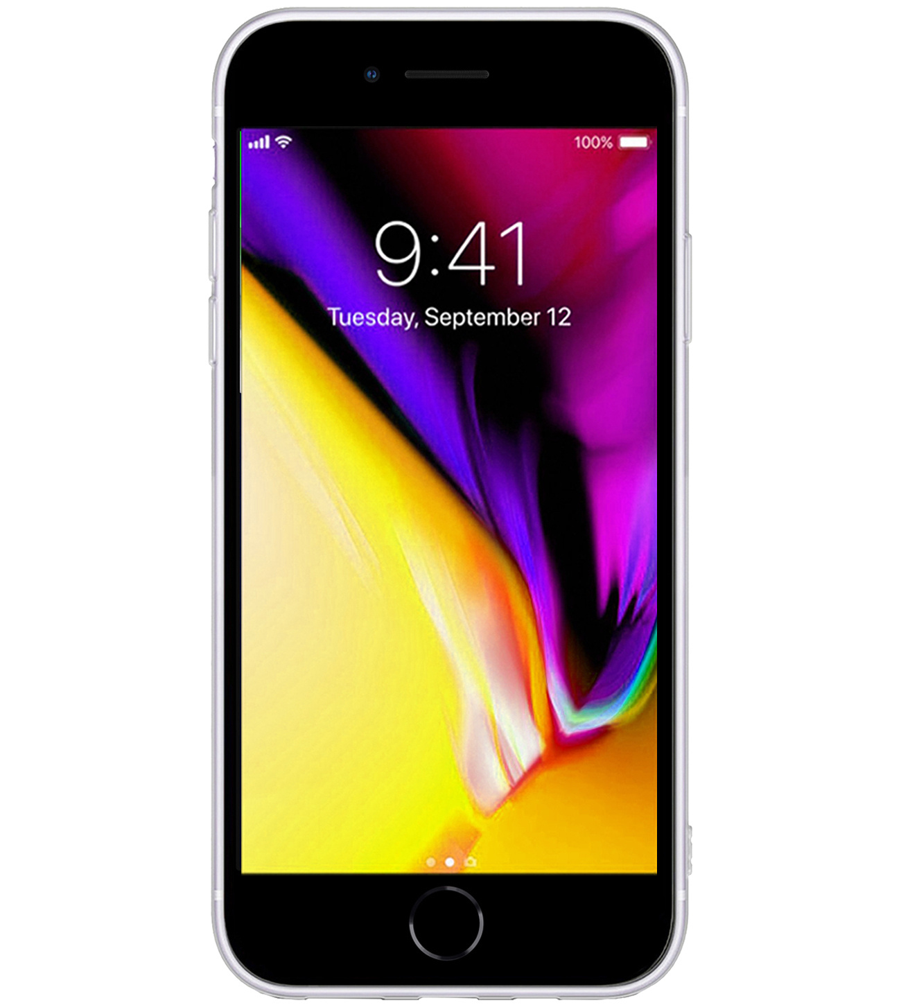 Nomfy Hoesje Geschikt voor iPhone SE 2020 Hoesje Siliconen Cover Case - Hoes Geschikt voor iPhone SE (2020) Hoes Back Case - Transparant