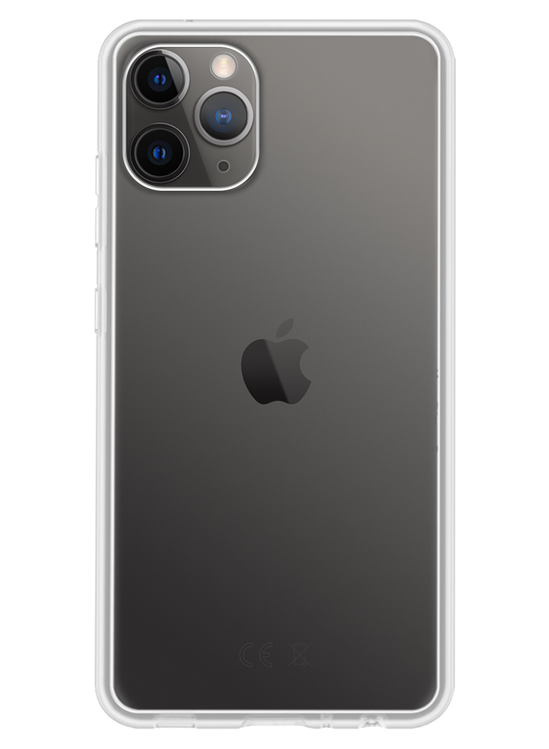 Nomfy Hoesje Geschikt voor iPhone 11 Pro Hoesje Siliconen Cover Case - Hoes Geschikt voor iPhone 11 Pro Hoes Back Case - Transparant