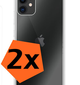 Nomfy Nomfy iPhone 11 Hoesje Siliconen 2 PACK - Transparant