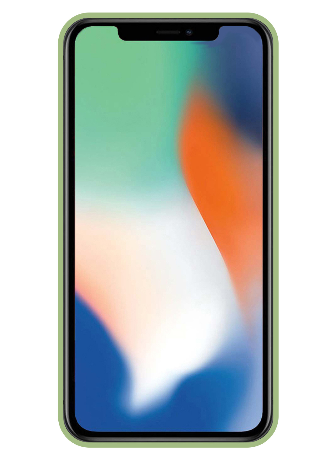 Nomfy Hoesje Geschikt voor iPhone 11 Hoesje Siliconen Cover Case - Hoes Geschikt voor iPhone 11 Hoes Back Case - 2-PACK - Groen