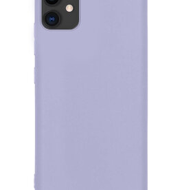 Nomfy Nomfy iPhone 11 Hoesje Siliconen - Lila