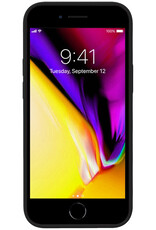 Nomfy Hoesje Geschikt voor iPhone 8 Hoesje Siliconen Cover Case - Hoes Geschikt voor iPhone 8 Hoes Back Case - Zwart