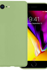 Nomfy Hoesje Geschikt voor iPhone 8 Hoesje Siliconen Cover Case - Hoes Geschikt voor iPhone 8 Hoes Back Case - Groen